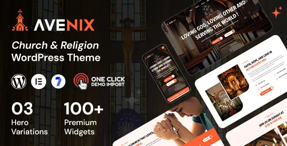 Avenix Church WordPress Theme
