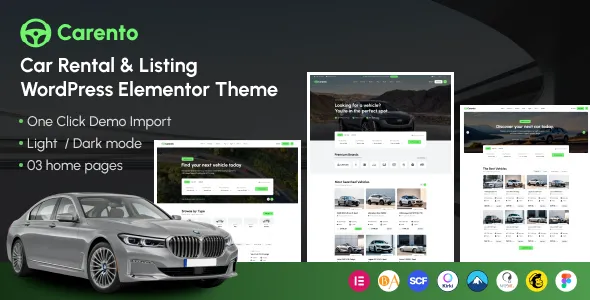 Carento - Car Rental & Listing WordPress Theme