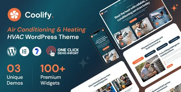 Coolify Air Conditioning & Heating HVAC WordPress Theme