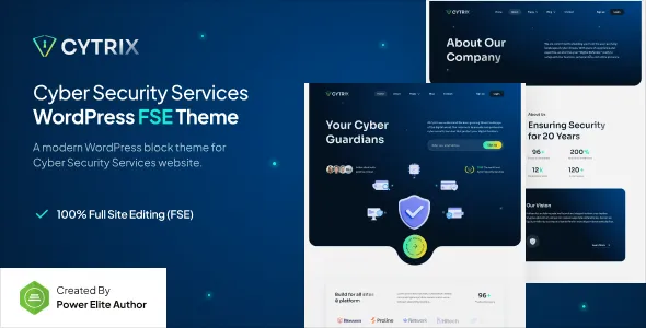 Cytrix Cyber Security Services FSE WordPress Theme