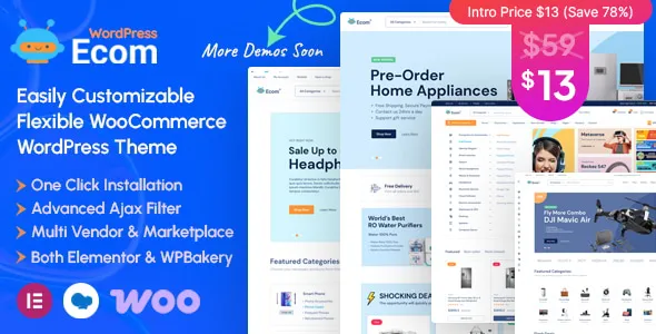 Ecom - Multipurpose WooCommerce WordPress Theme