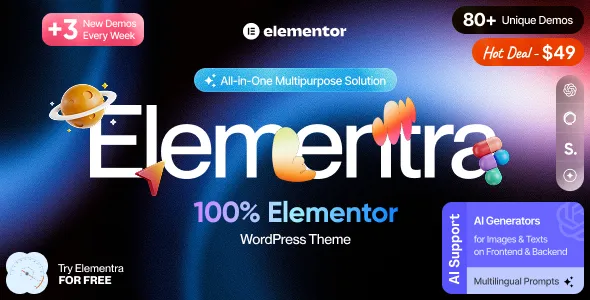 Elementra - 100% Elementor