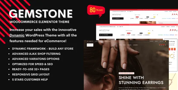 Gemstone Jewellery Store eCommerce