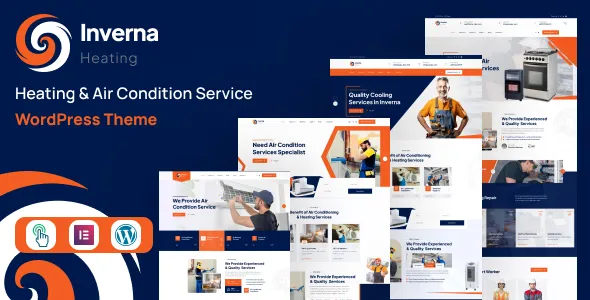 Inverna Heating & Air Condition Service WordPress Theme