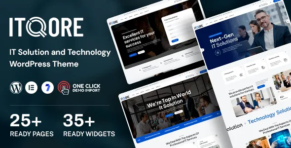 Itqore IT Solution and Technology WordPress Theme