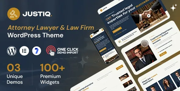 Justiq Attorney Lawyer WordPress Theme