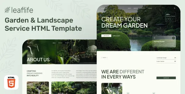 LeafLife Garden & Landscape Service WordPress Theme