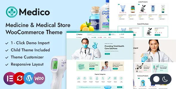 Medico Medical and Healthcare Store WordPress Theme