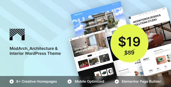 ModArch Architecture & Interior WordPress Theme