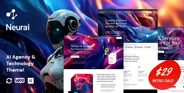 Neurai AI Agency & Technology WordPress Theme