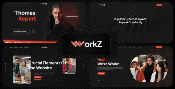 Workz Creative Portfolio WordPress Theme