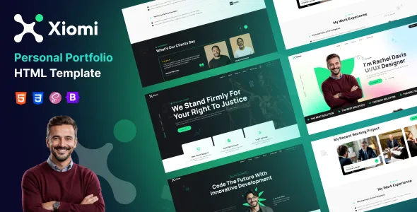 Xiomi Personal Portfolio WordPress Theme