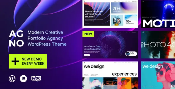 Agno Creative Portfolio Agency WordPress Theme