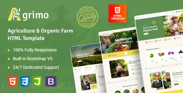 Agrimo - Agriculture & Organic Farm WordPress Theme 1 Agrimo Agriculture Organic Farm WordPress Theme