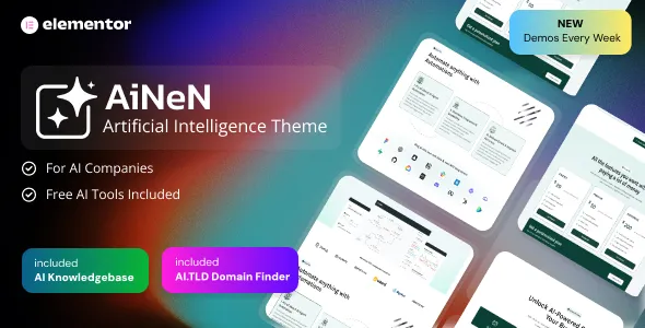 AiNeN AI Agent & Automation WordPress Theme