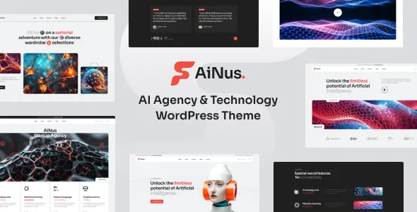 Ainus AI Agency & Technology WordPress Theme