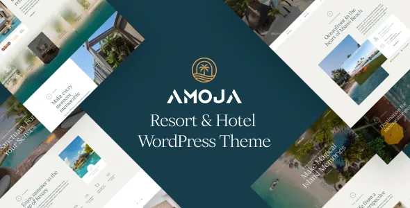 Amoja Resort Hotel WordPress Theme