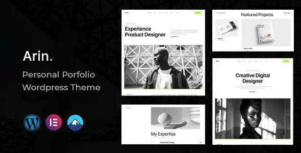 Arin Personal Portfolio WordPress Theme
