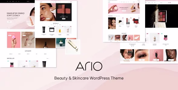 Ario Beauty and Skincare WordPress Theme