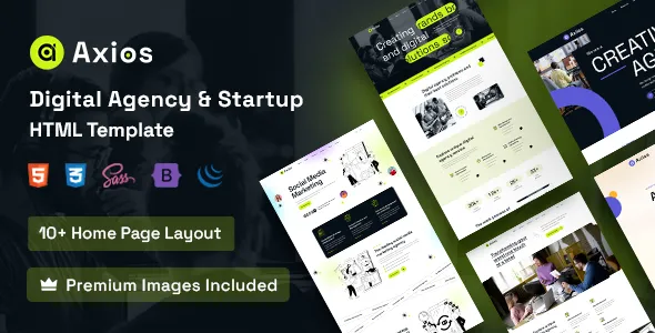 Axios Digital Agency HTML Template