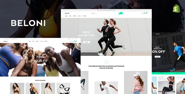 Beloni Workout Wear Shopify Theme OS 2.0