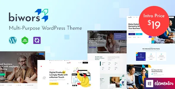 Biwors Modern Multipurpose WordPress Theme