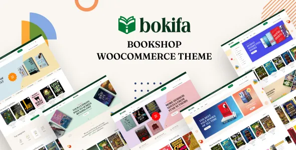 Bokifa Book Store WooCommerce WordPress Theme