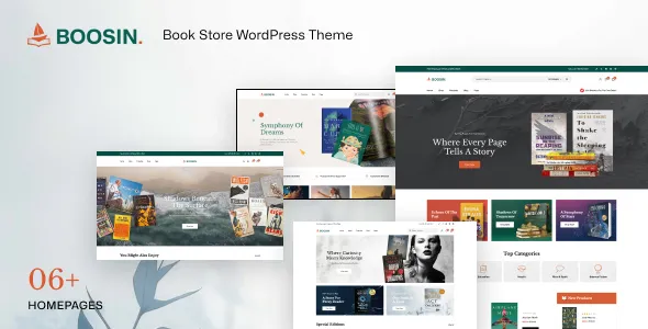 Boosin Book Store WordPress Theme