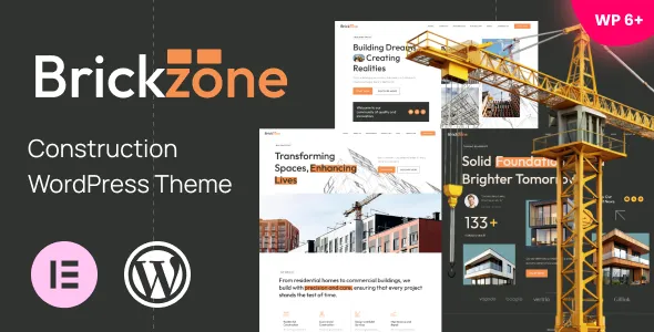 Brickzone Construction WordPress Theme