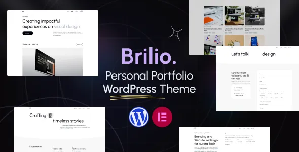 Brilio - Personal Portfolio WordPress Theme