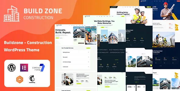 Buildzone Construction Architecture WordPress Theme