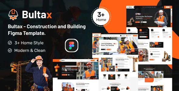 Bultax Construction and Building Figma Template