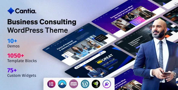 Cantia Business Consulting WordPress Theme