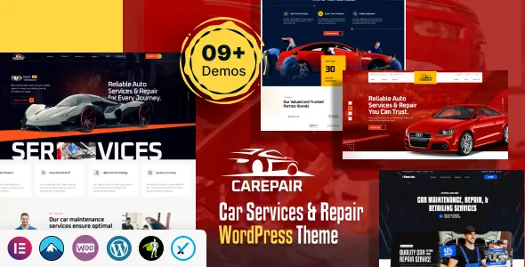 Carepair Car Service Auto Repair WordPress Theme