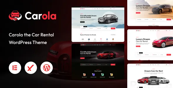 Carola Car Rental WordPress Theme