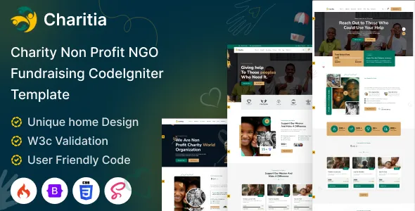 Charitia Django Charity Donation Template Multipurpose