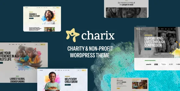 Charix Charity Nonprofit WordPress Theme