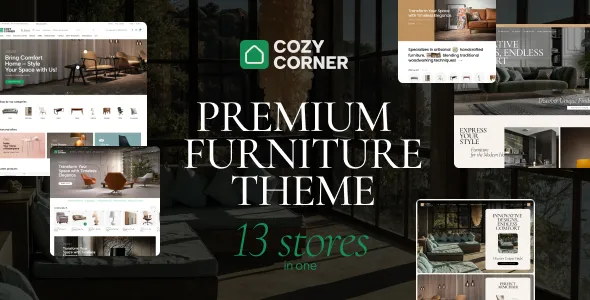CozyCorner Furniture WooCommerce WordPress Theme