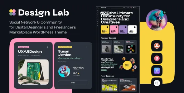 Design Lab Freelancers Community WordPress Theme