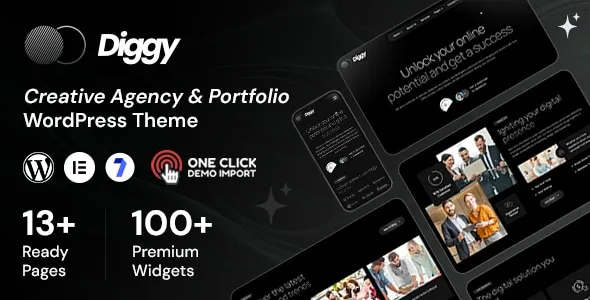 Diggy Creative Agency WordPress Theme
