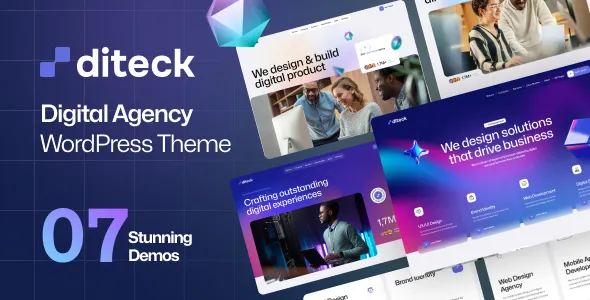Diteck Digital Agency WordPress Theme