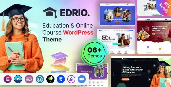 Edrio Education & Online Course WordPress Theme