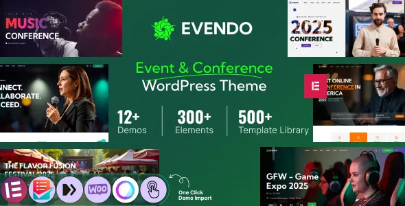 Evendo Event Conference WordPress Theme