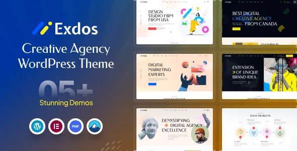Exdos - Digital Agency WordPress Theme