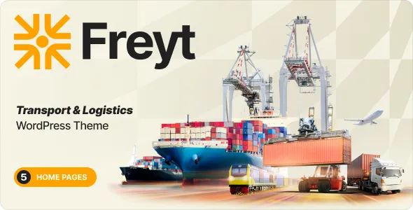 FREYT Transport Logistics and Cargo Theme