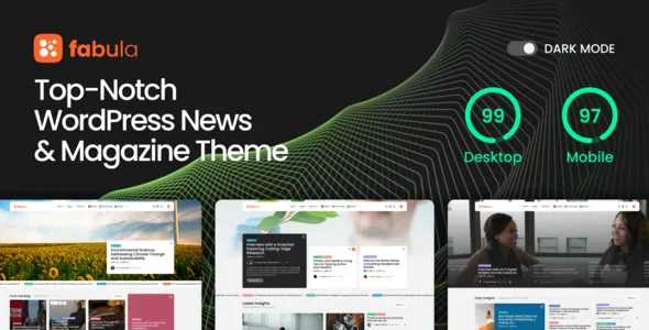 Fabula News Magazine WordPress Theme