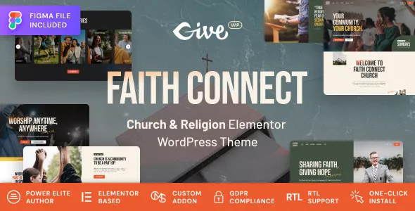 Faith Connect Religion Church WordPress Theme