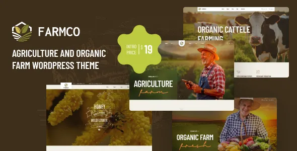 Farmco Agriculture & Organic Farm WordPress Theme