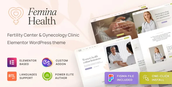Femina Health - Women's Health & Fertility Clinic Medical WordPress Theme