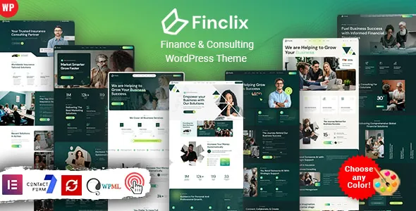 Finclix Finance Consulting WordPress Theme